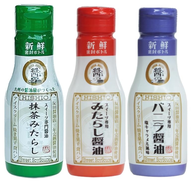 スイーツ専用醤油 3種の商品画像